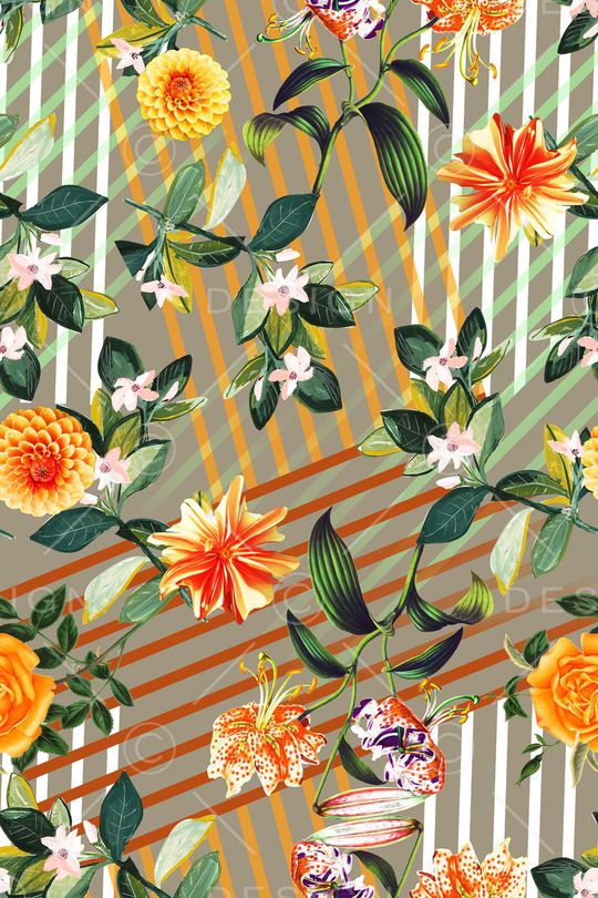 甜美 清新印花华亿平台图片