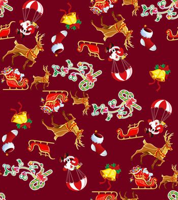 468648-时尚圣诞节匹布数码印花