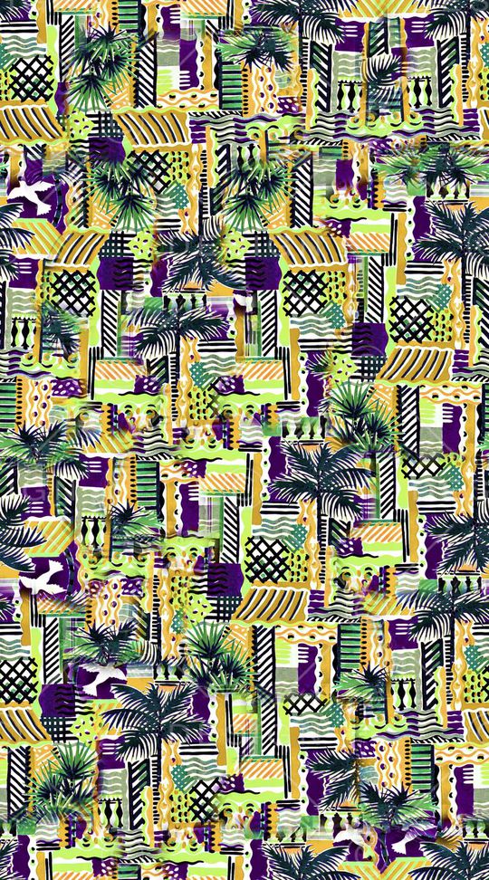 手绘印花华亿平台图片