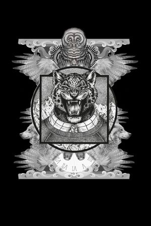 潮流时尚印花华亿平台图片