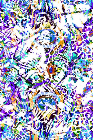 休闲  时尚印花华亿平台图片