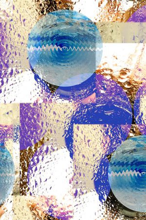 抽象机理印花华亿平台图片