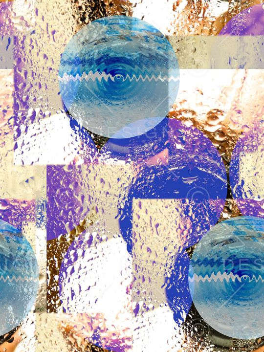 抽象机理印花华亿平台图片