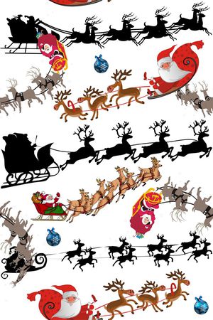 圣诞老人印花华亿平台图片