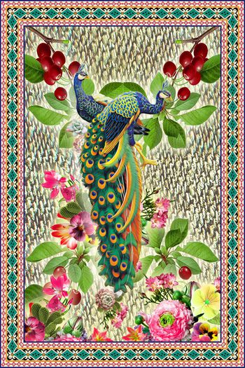 几何印花华亿平台图片