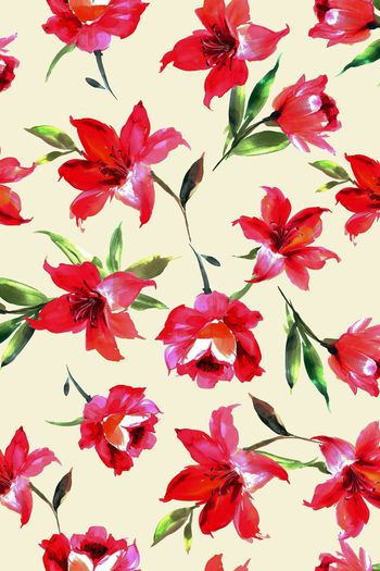 468771-满版手绘花