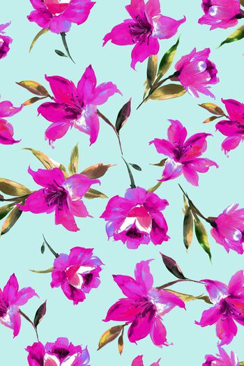 468772-满版手绘花