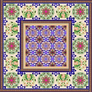 方巾印花华亿平台图片