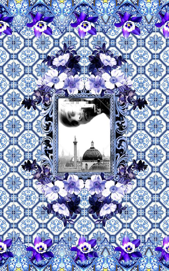 中国风印花华亿平台图片