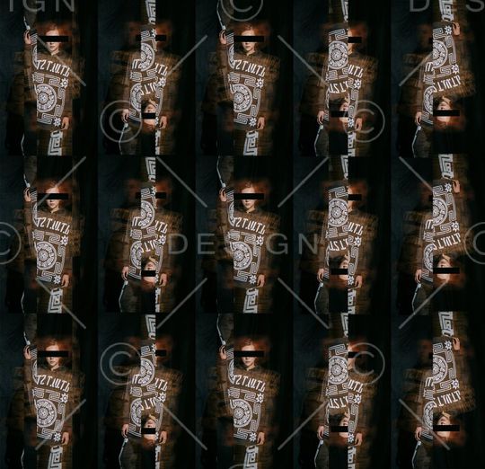 复古印花华亿平台图片