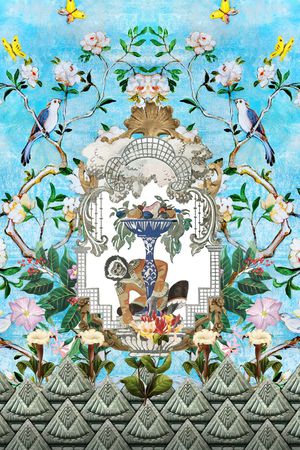 潮流时尚印花华亿平台图片