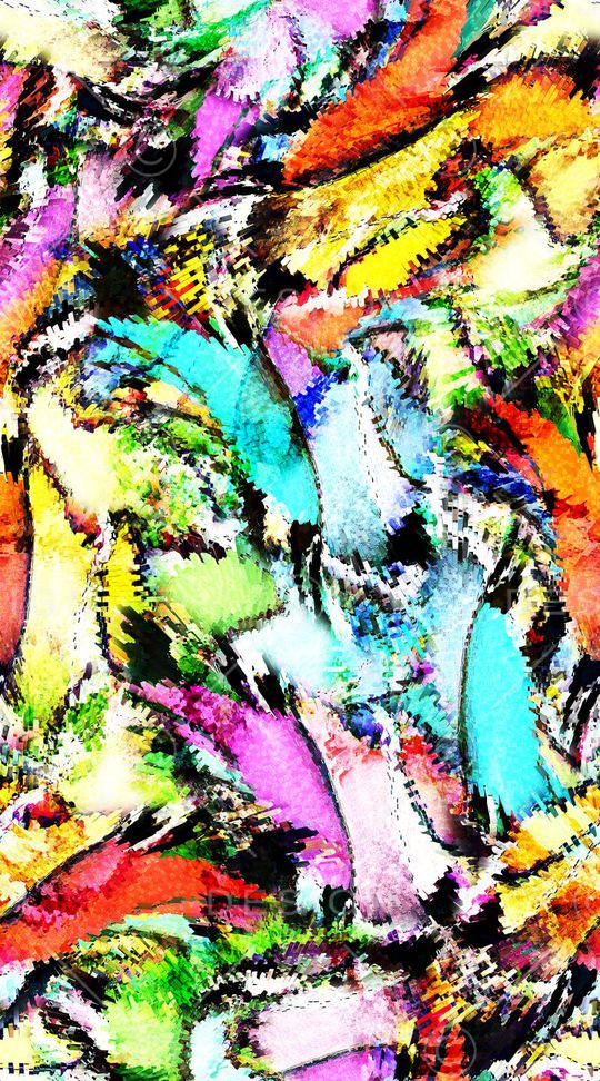 抽象印花华亿平台图片