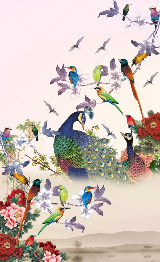 潮流时尚印花华亿平台图片