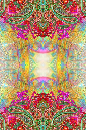 佩斯利印花华亿平台图片