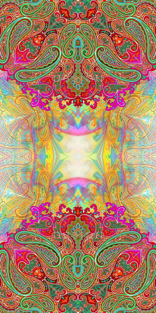 佩斯利印花华亿平台图片