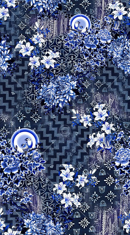 扎染印花华亿平台图片