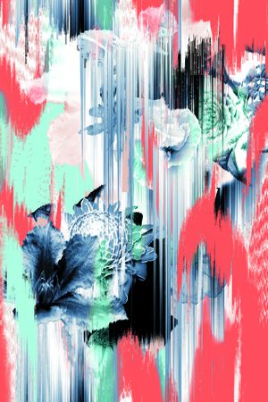 抽象印花华亿平台图片