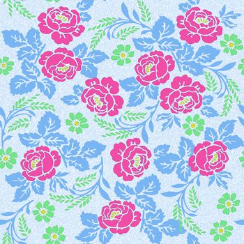 469032-花卉 杂点底 清新风