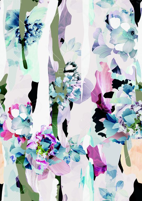 抽象印花华亿平台图片