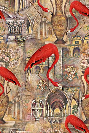 欧式印花华亿平台图片