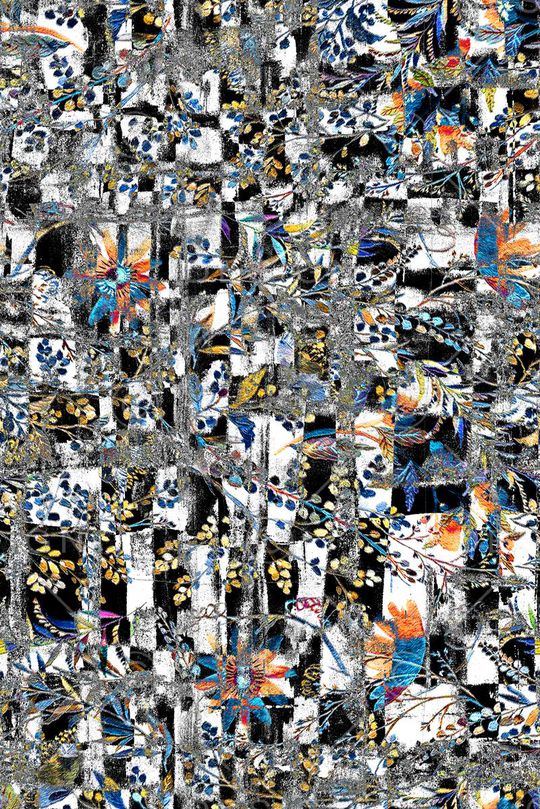 抽象印花华亿平台图片