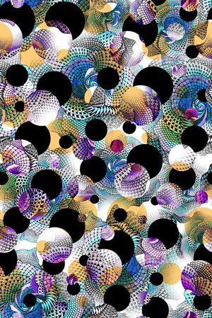 波点印花华亿平台图片