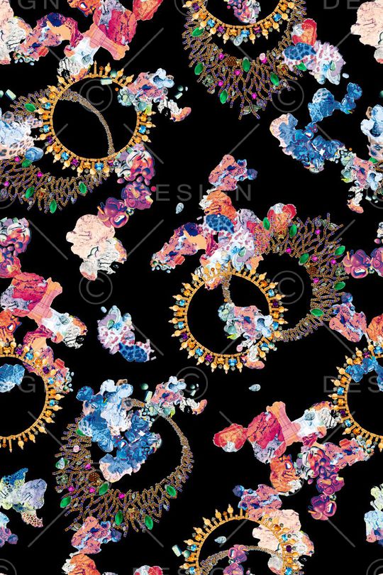 抽象矿石印花华亿平台图片