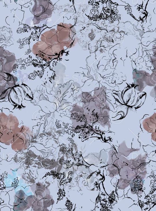 中国风印花华亿平台图片