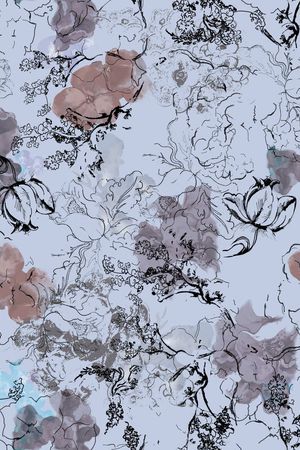 中国风印花华亿平台图片