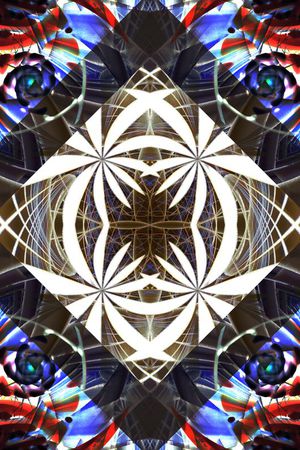 抽象印花华亿平台图片