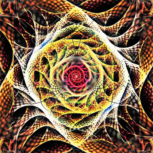 抽象印花华亿平台图片