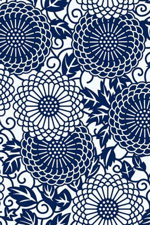 青花瓷印花华亿平台图片