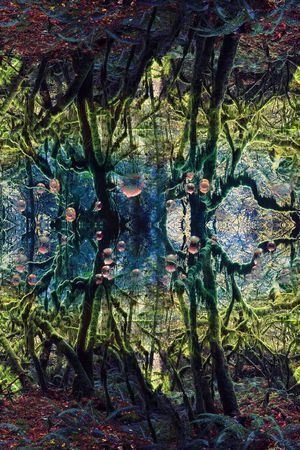 抽象印花华亿平台图片