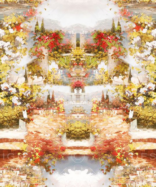 抽象印花华亿平台图片