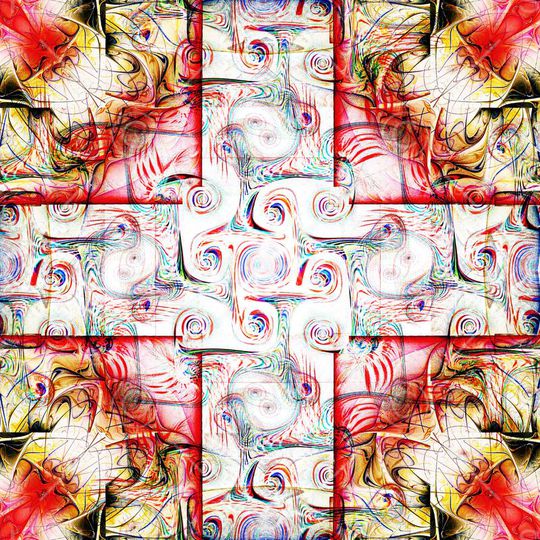 抽象印花华亿平台图片