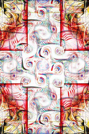 抽象印花华亿平台图片