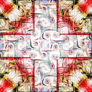 抽象印花华亿平台图片