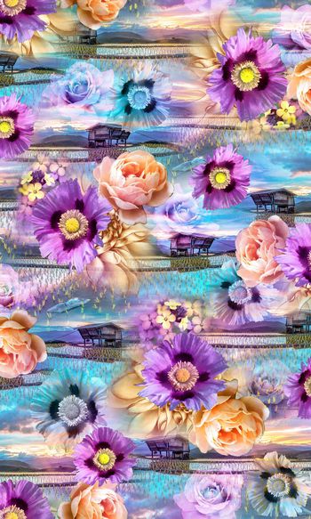 风景印花华亿平台图片