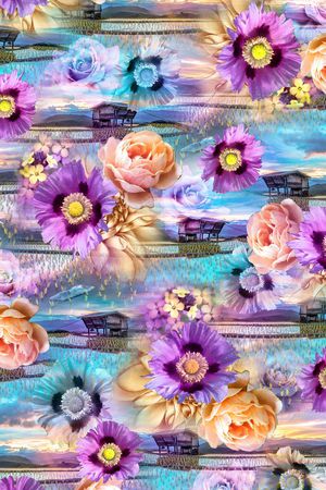 风景印花华亿平台图片