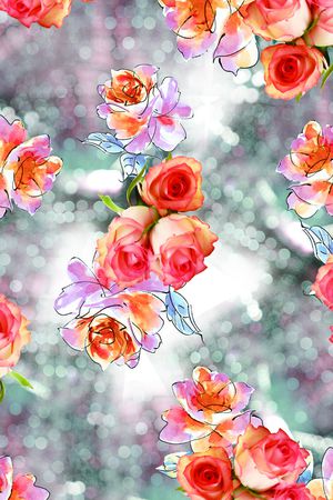 时尚印花华亿平台图片