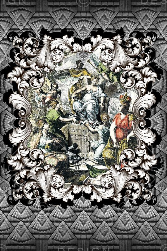 定位欧式印花华亿平台图片