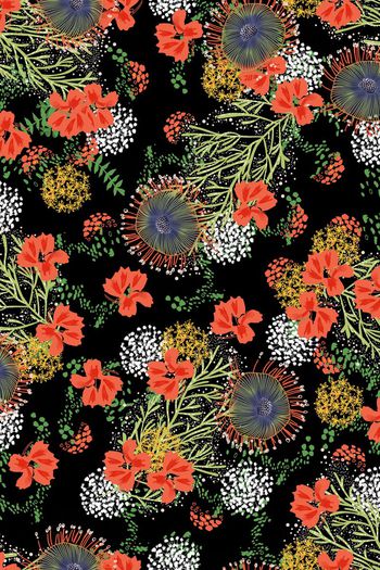 469323-专色底满版热带花