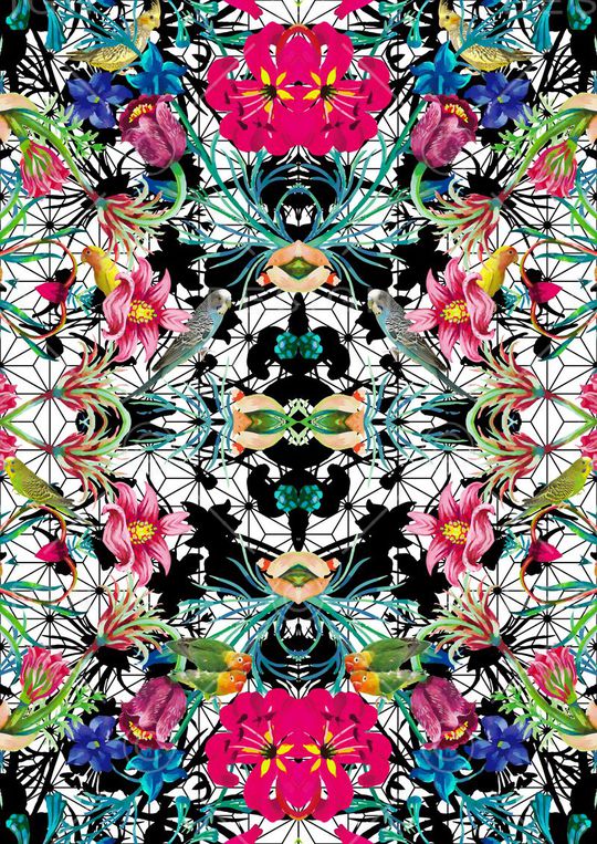 复古印花华亿平台图片