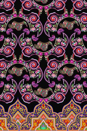 MAX-定位中国民族风印花华亿平台图片