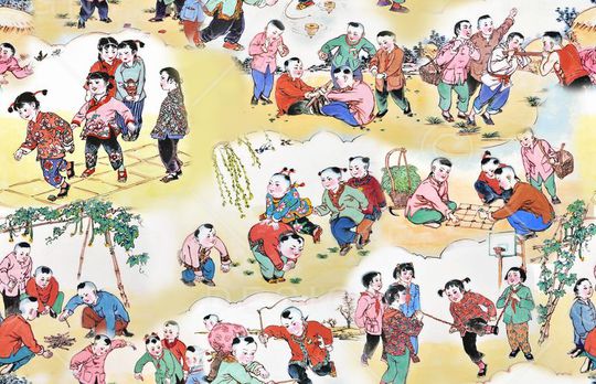 MAX-中国风印花华亿平台图片