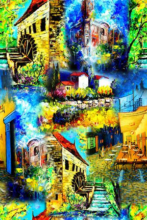 抽象印花华亿平台图片