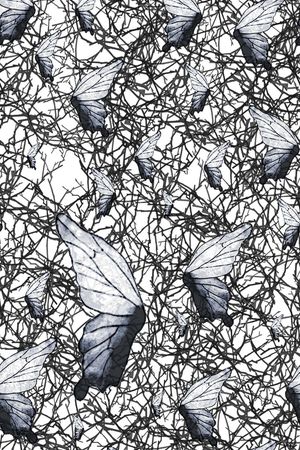 黑白印花华亿平台图片