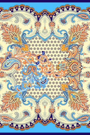 佩兹利印花华亿平台图片