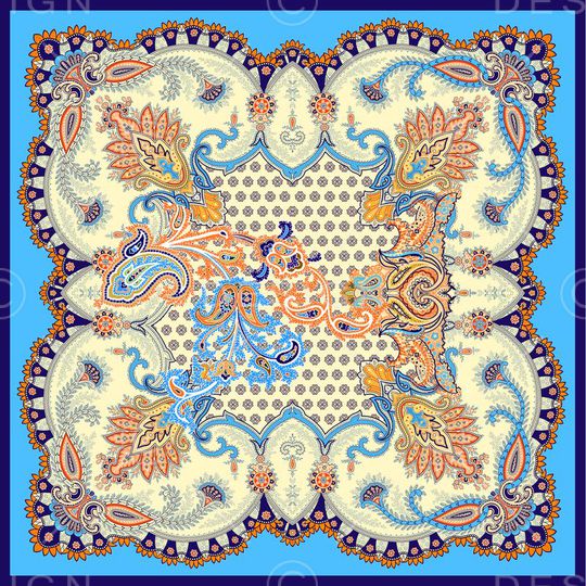 佩兹利印花华亿平台图片