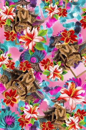 女装印花华亿平台图片